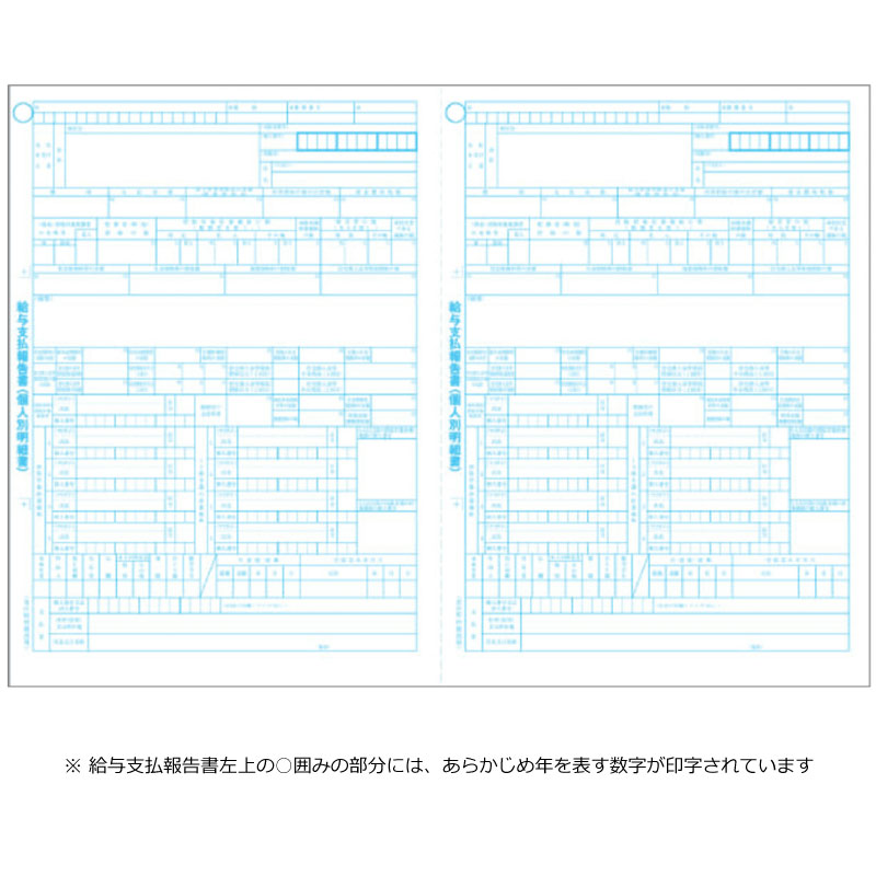 202402 令和5年分 弥生ページプリンタ用源泉徴収票(100人用) - 弥生