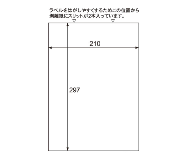 ヒサゴ A4TS ラベルシール サテンタイプ A4 1面 20シート