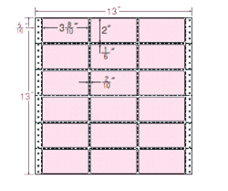 M13AP（ピンク） - ラベルシール - ミモザのタックシールショップ