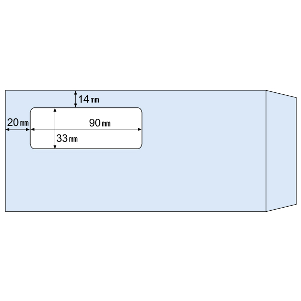 MF34T ヒサゴ 窓つき封筒 給与明細書用(GB1150・BP1203専用) - ミモザ